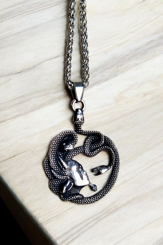 Collier Médusa acier