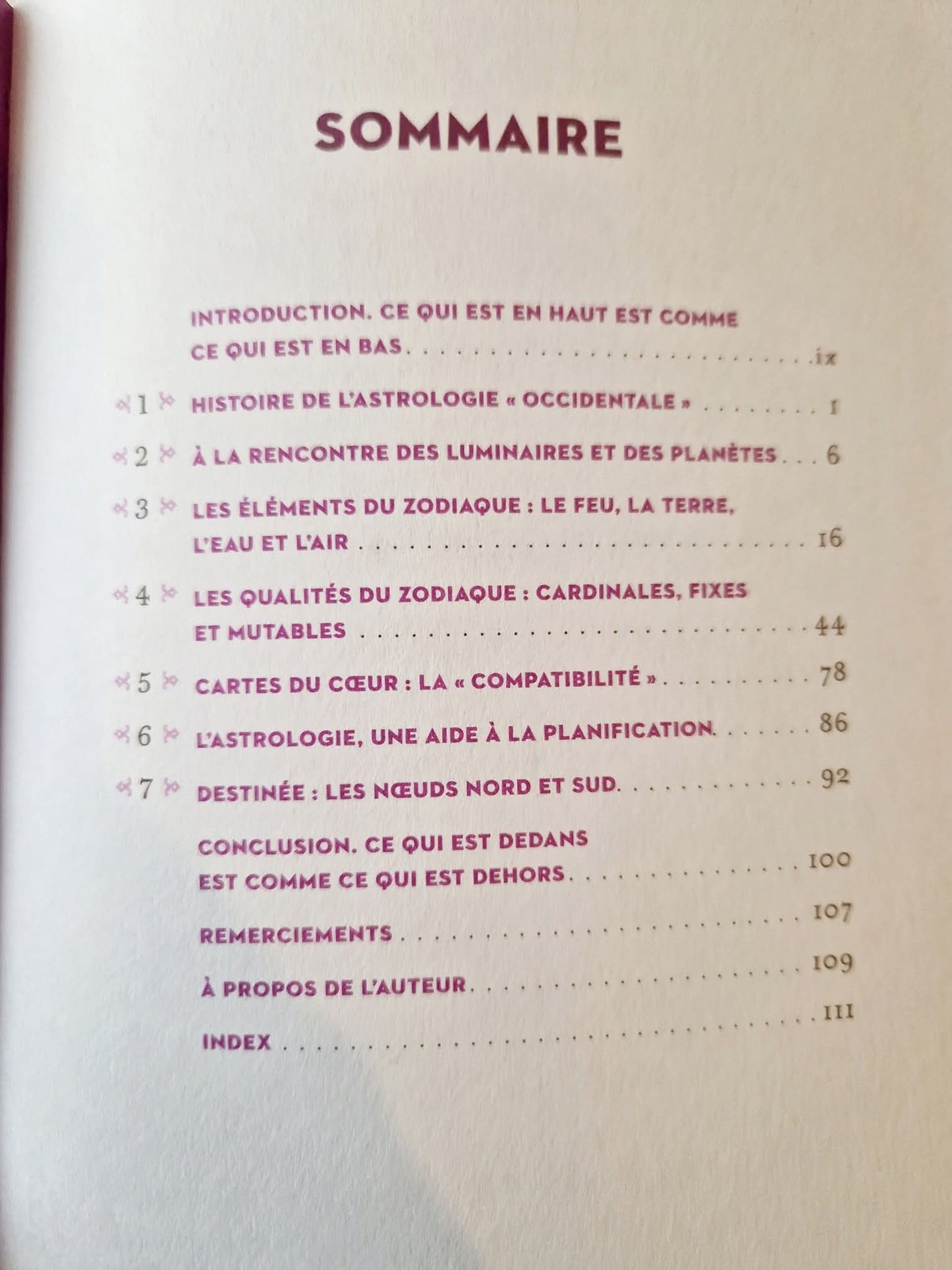 Livre introduction à l'astrologie