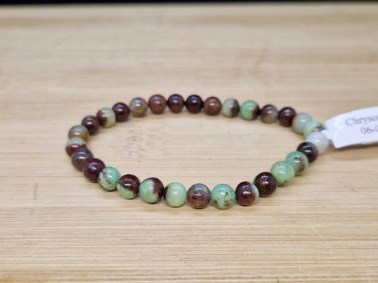 Bracelet Chrysoprase 6mm