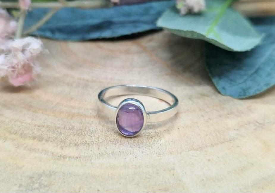 Bague Améthyste Argent
