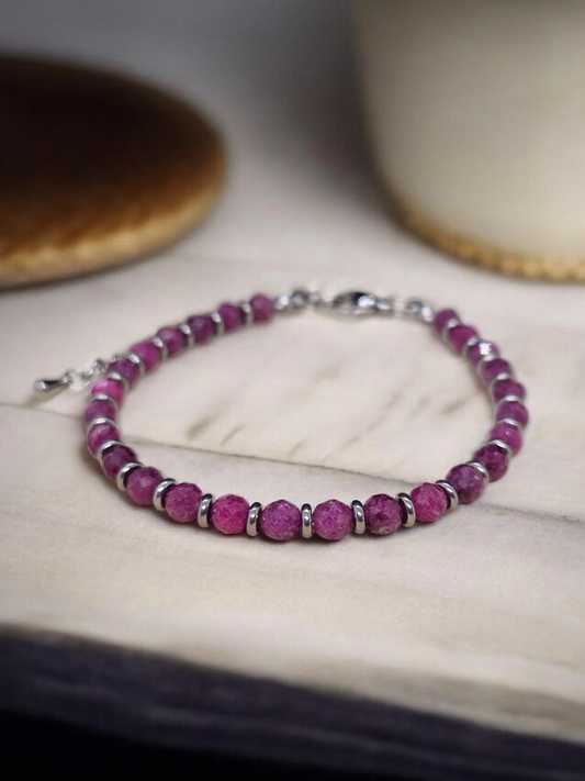 Bracelet Rubis réglable
