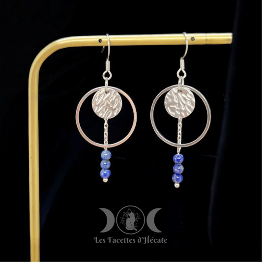 Boucles d'oreilles Lapis lazuli