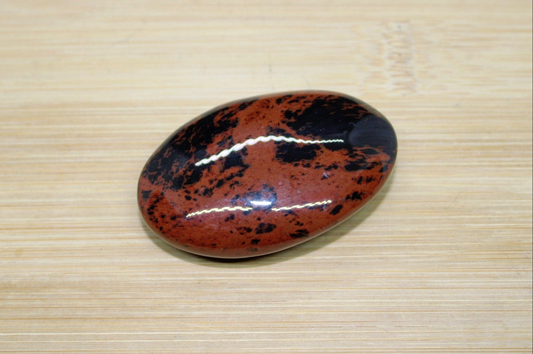 Galet Obsidienne Acajou
