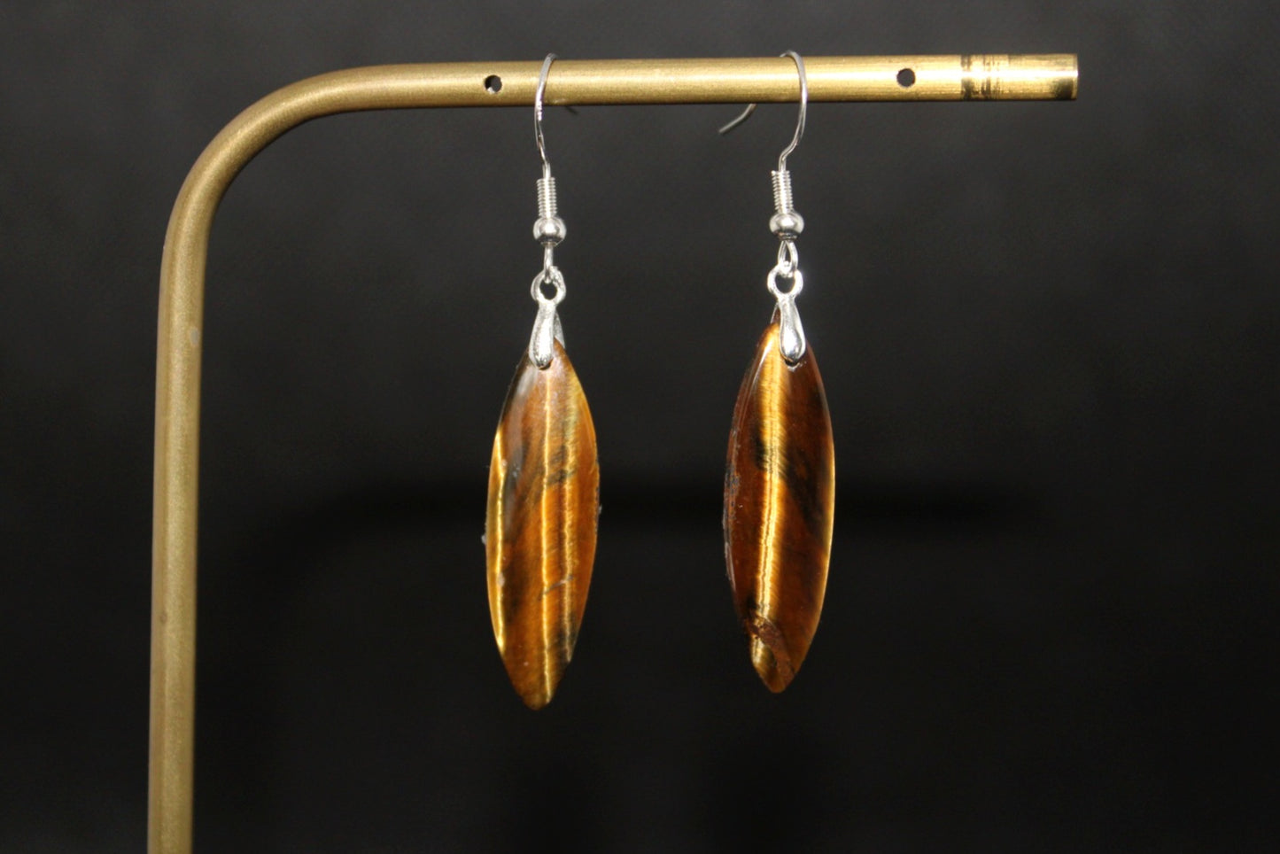 Boucles d'oreilles Oeil de tigre