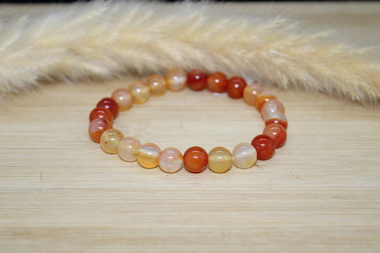 Bracelet Cornaline 8mm