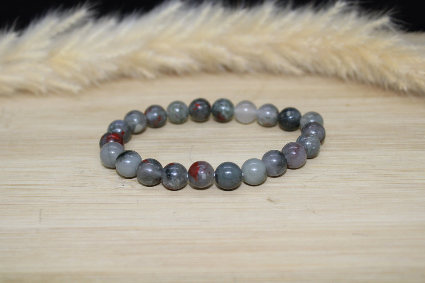 Bracelet Jaspe Sanguin 8mm