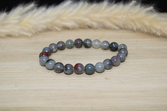 Bracelet Jaspe Sanguin 8mm