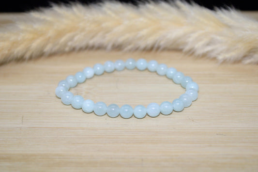 Bracelet Aigue Marine 6mm
