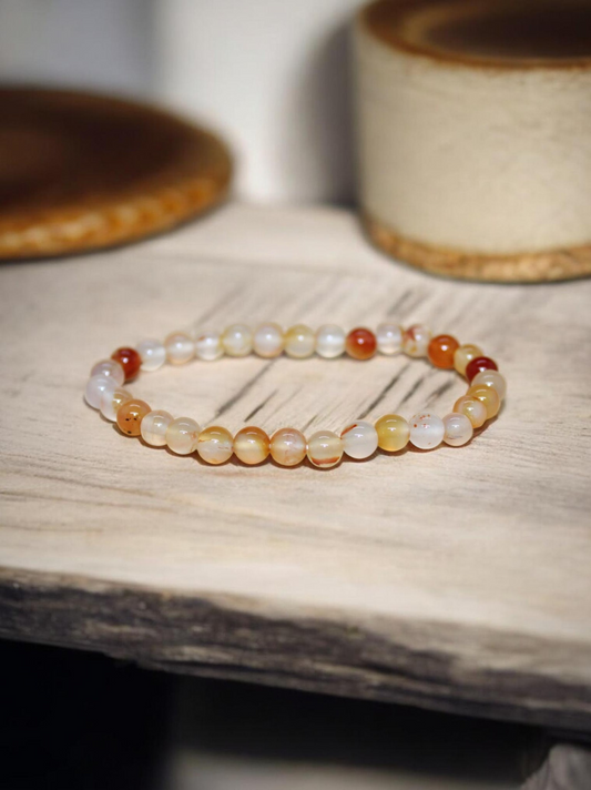 Bracelet Cornaline 6mm