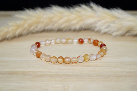 Bracelet Cornaline 6mm