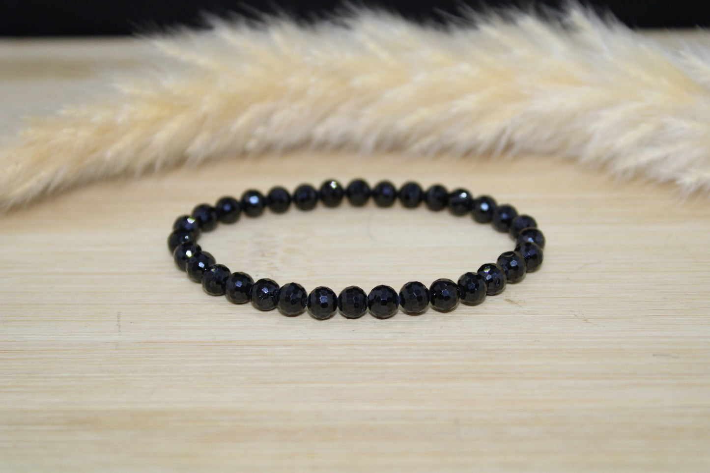 Bracelet Spinelle facetté 6mm