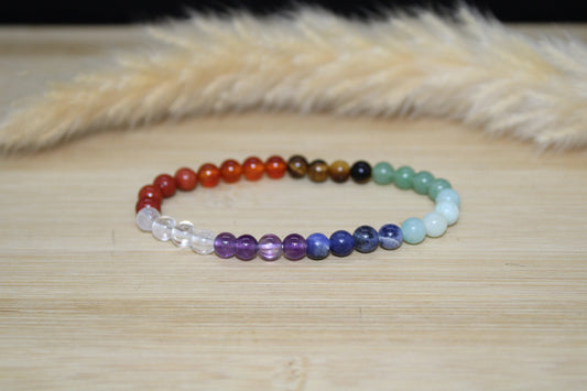 Bracelet 7 chakras 6mm
