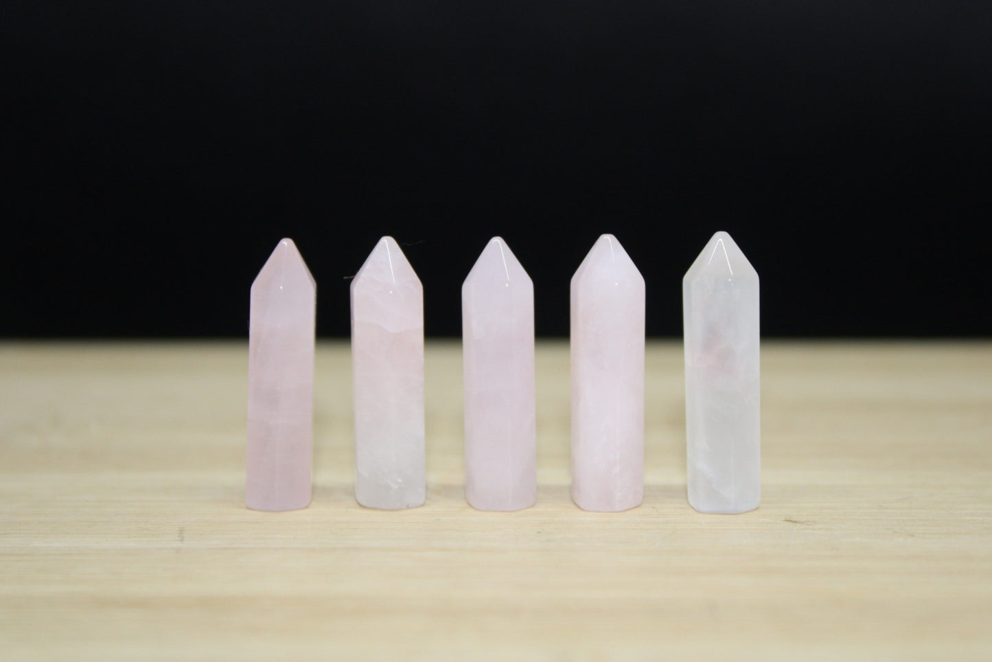Mini pointes Quartz Rose