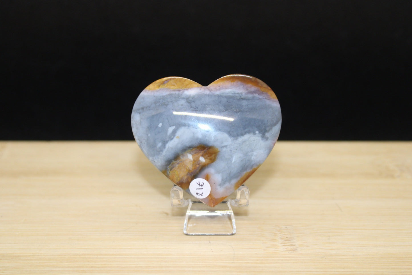 Cœur Agate violette