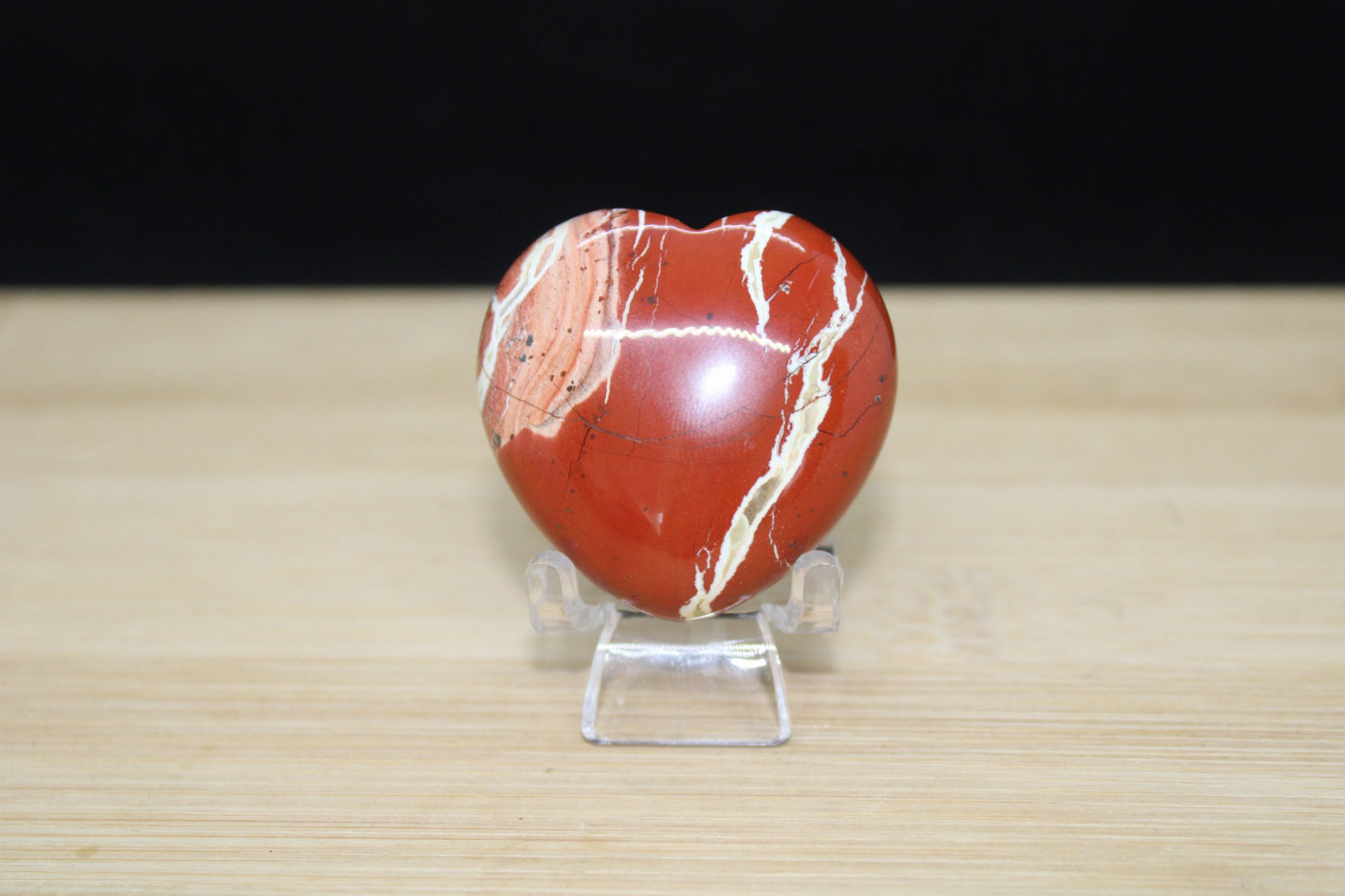 Cœurs Jaspe rouge