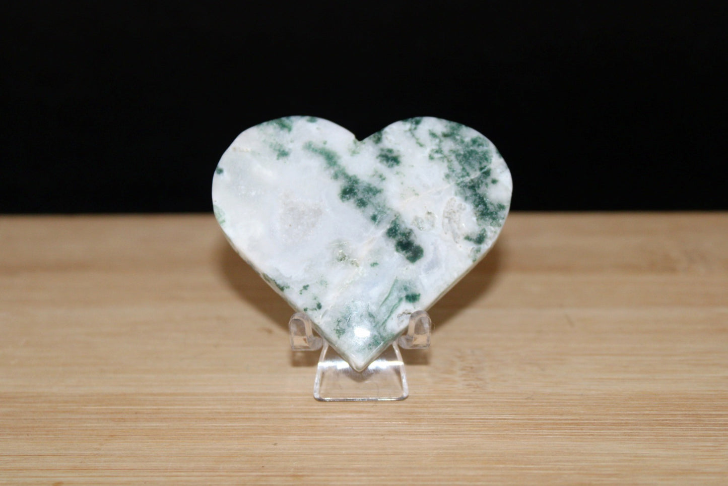 Cœurs Agate mousse / Arbre
