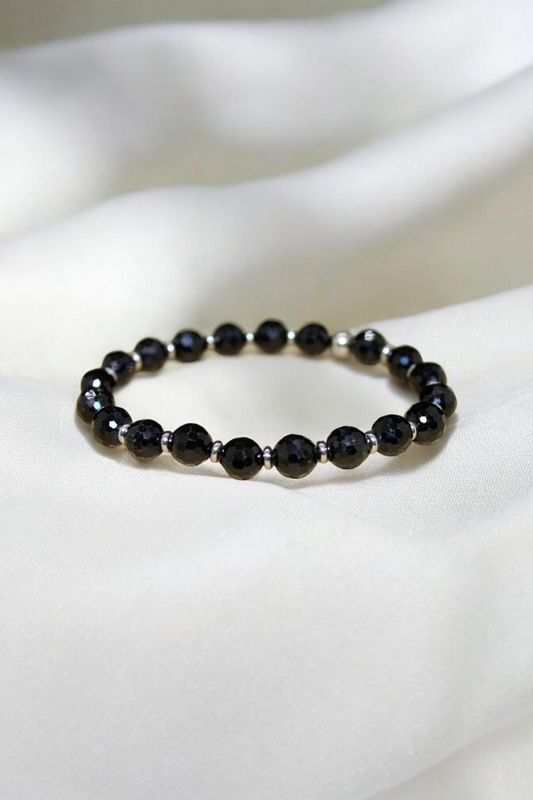 Bracelet Tourmaline facettée 8mm