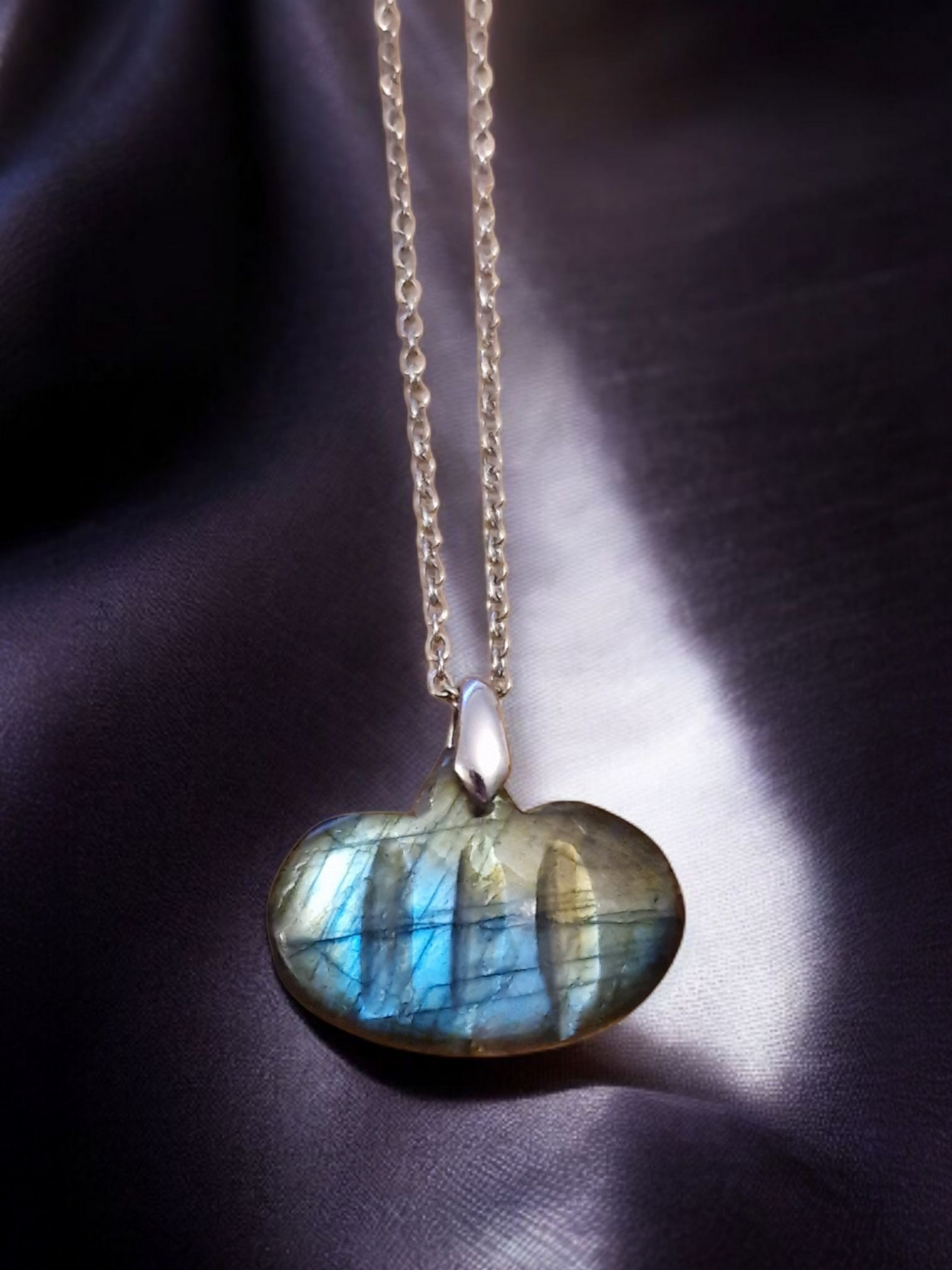 Pendentif Labradorite Citrouille