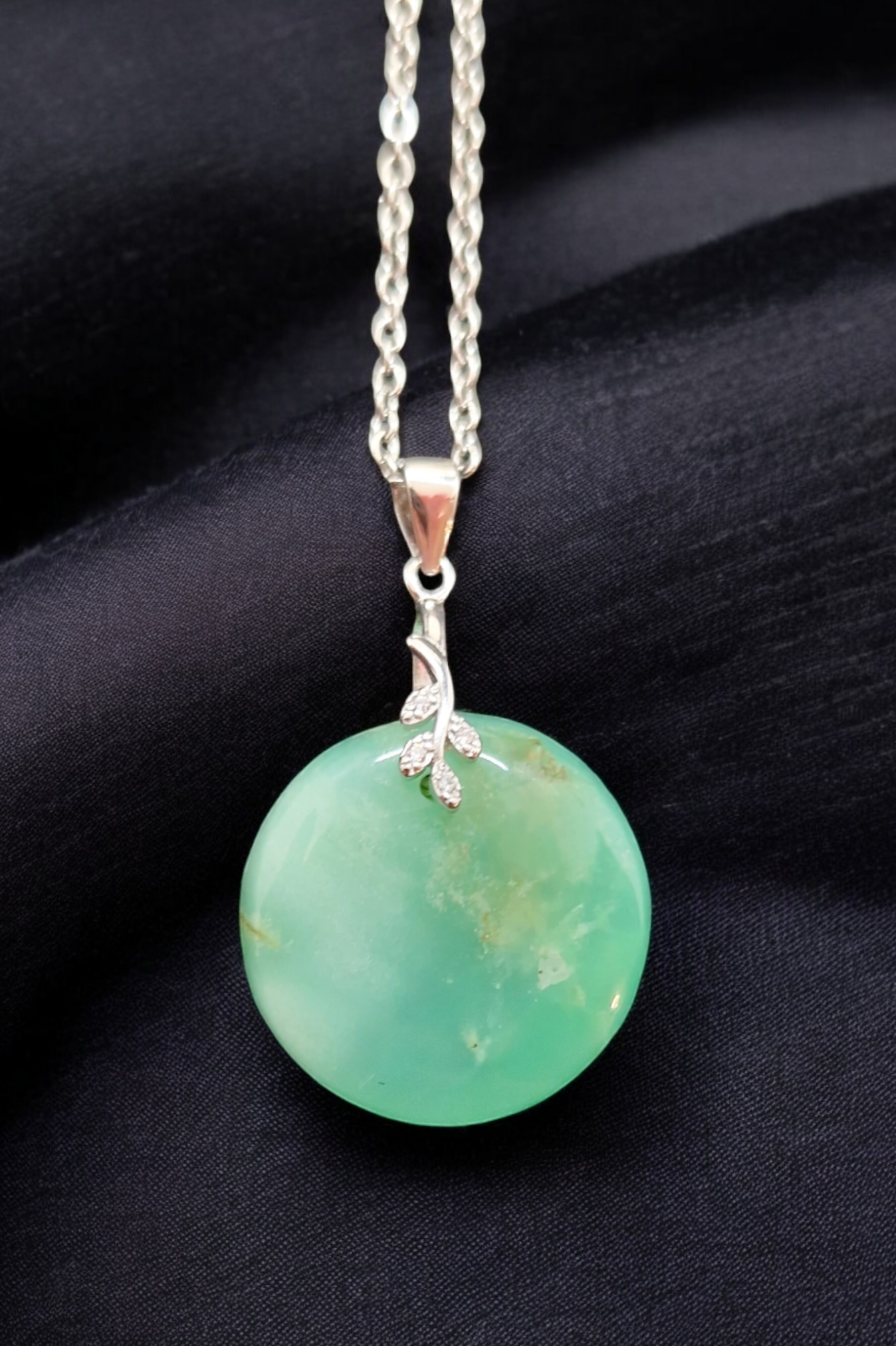 Pendentif Chrysoprase