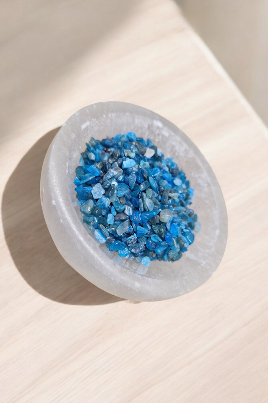 Chips d'Apatite bleue