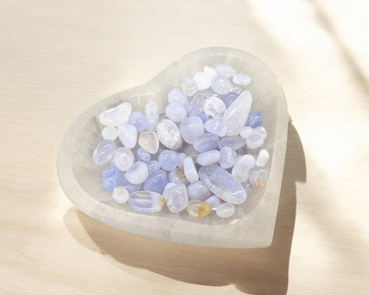 Chips de Calcédoine bleue