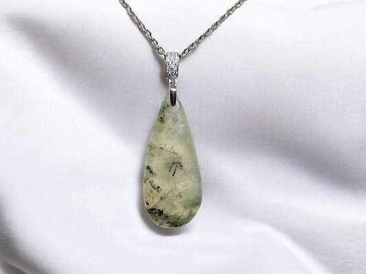 Pendentif Prehnite