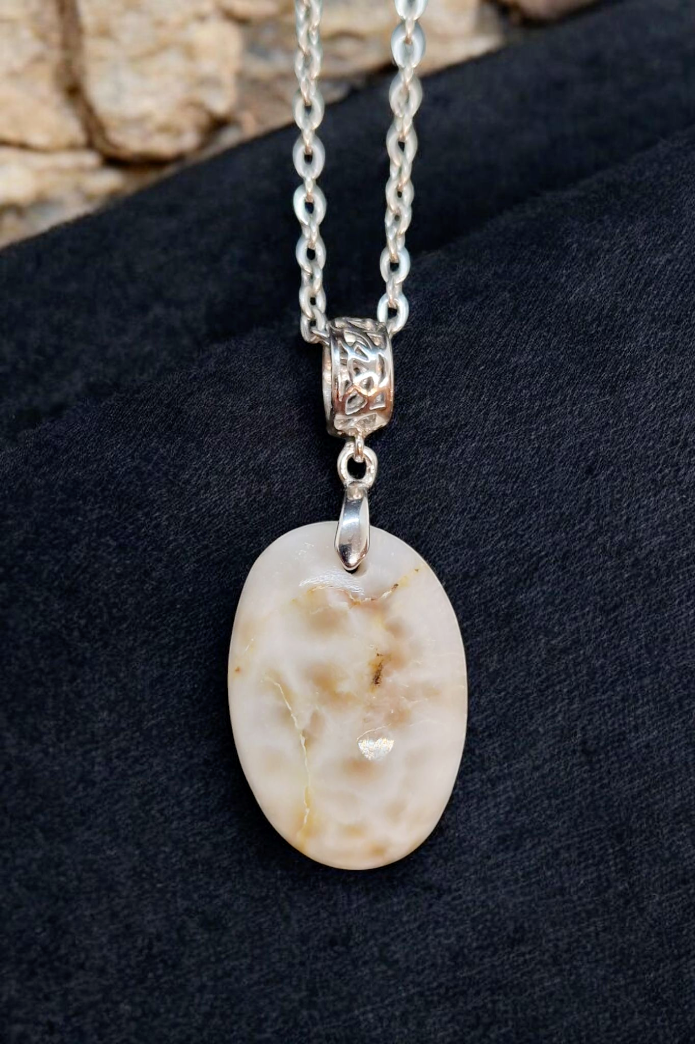 Pendentif Thomsonite