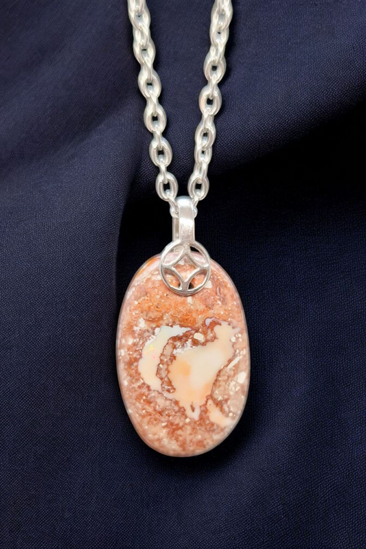 Pendentif Opale de feu