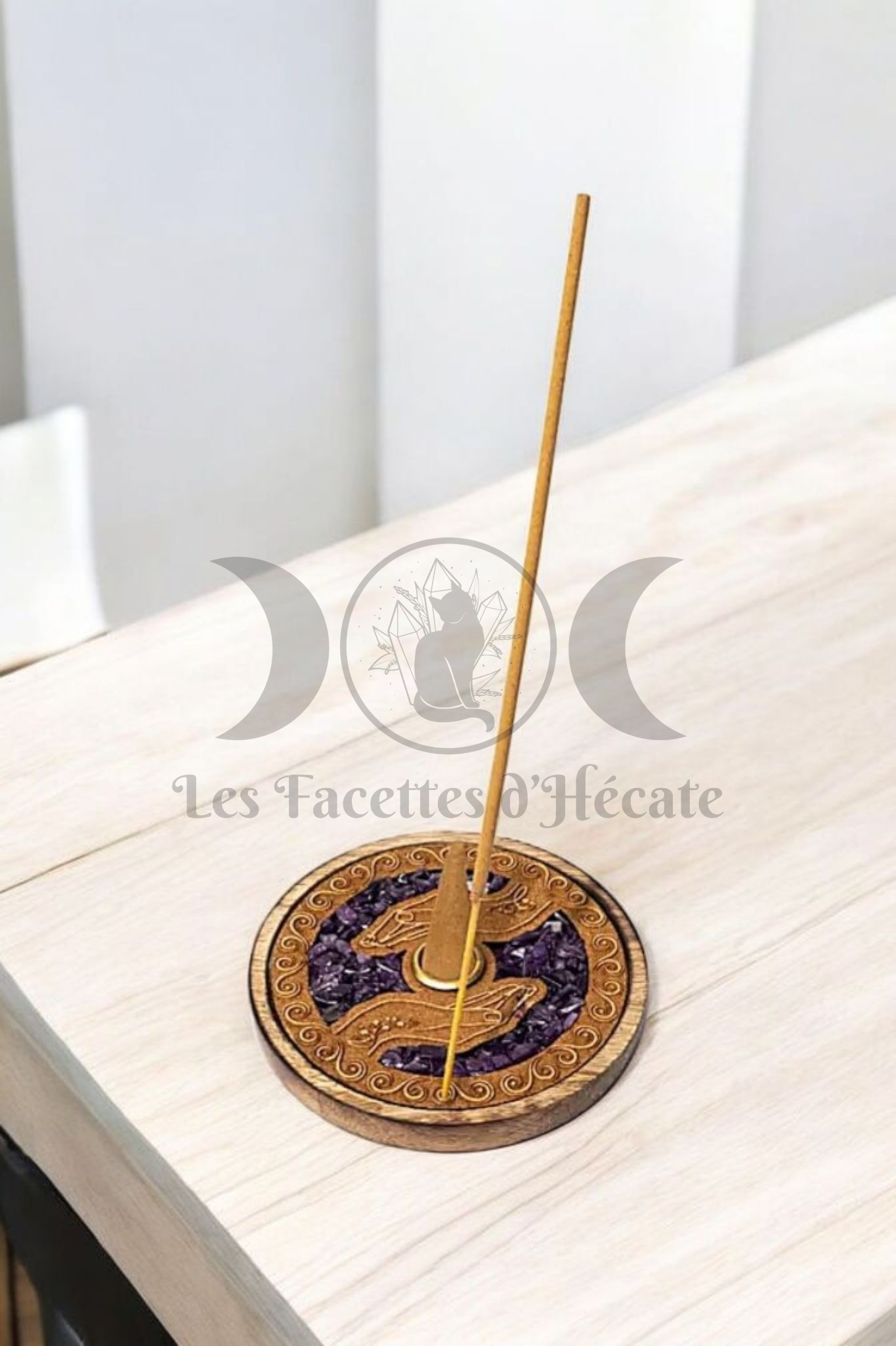Brûleur d'encens Améthyste