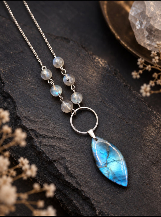 Collier Sélène Labradorite