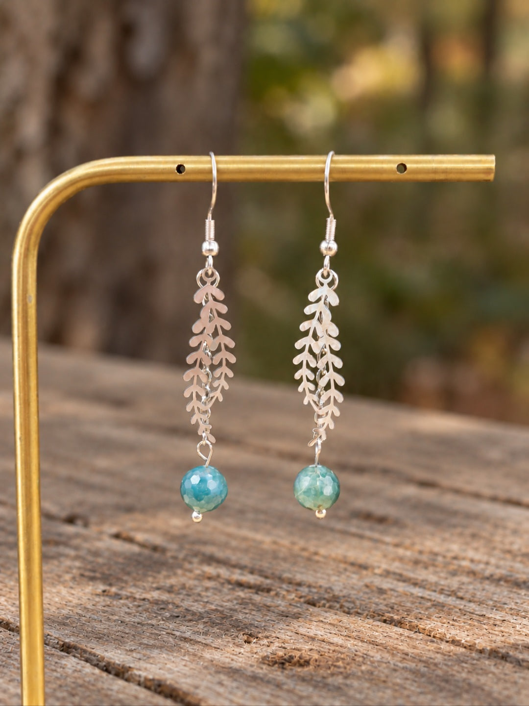 Boucles d'oreilles Brume des sous bois