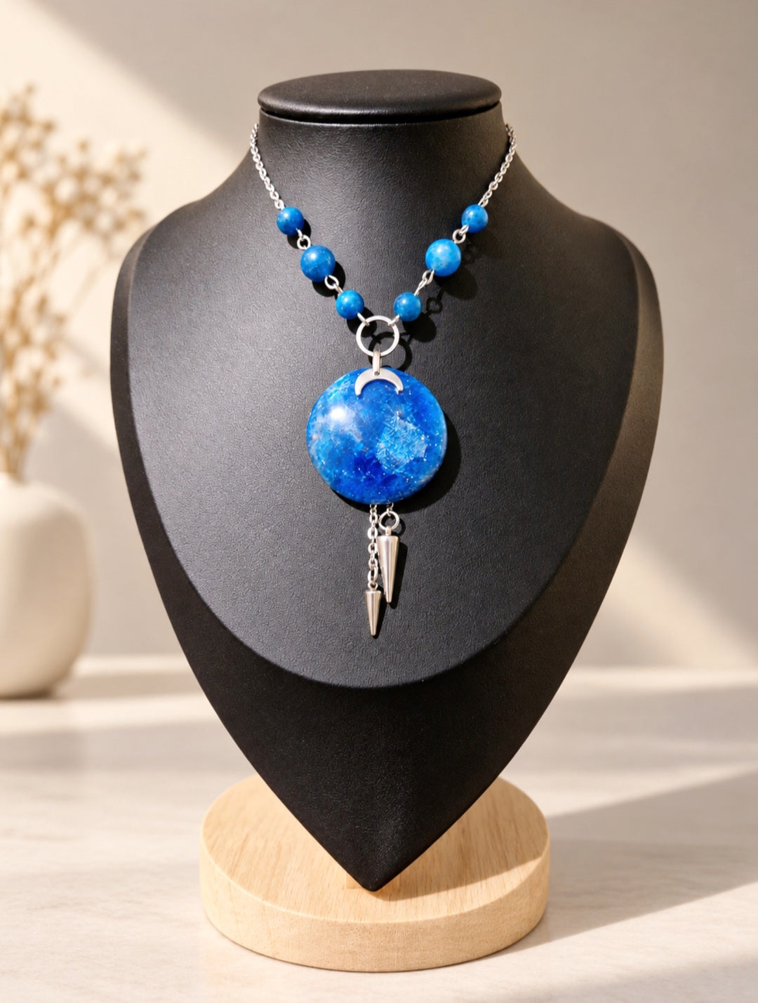 Collier Calypso en Apatite