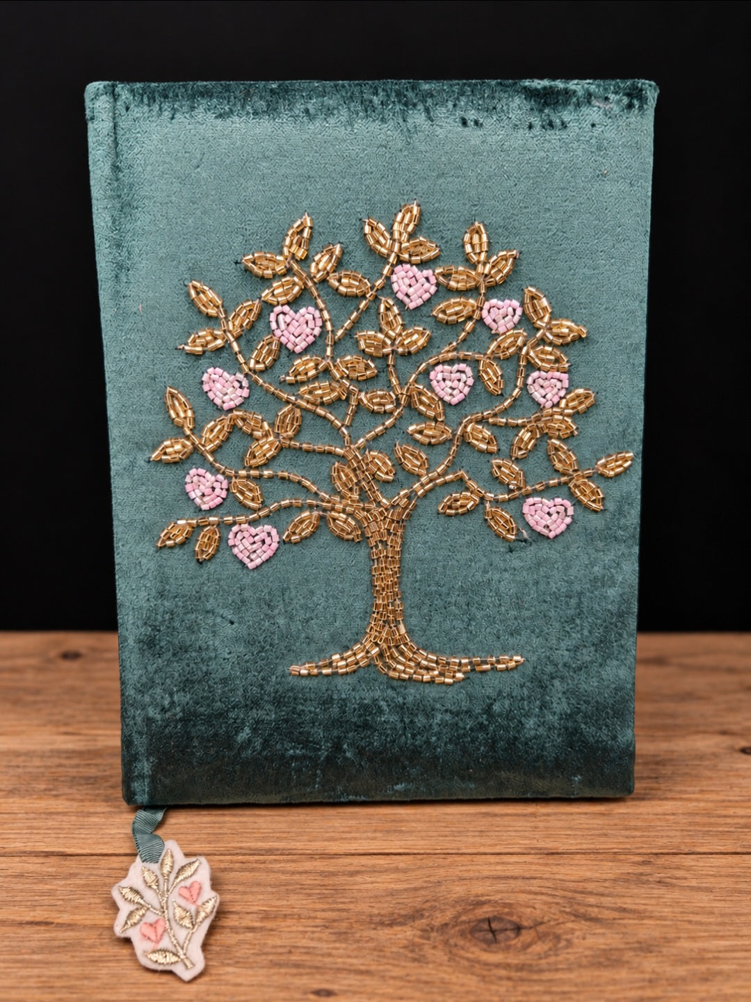 Carnet velours Arbre de vie