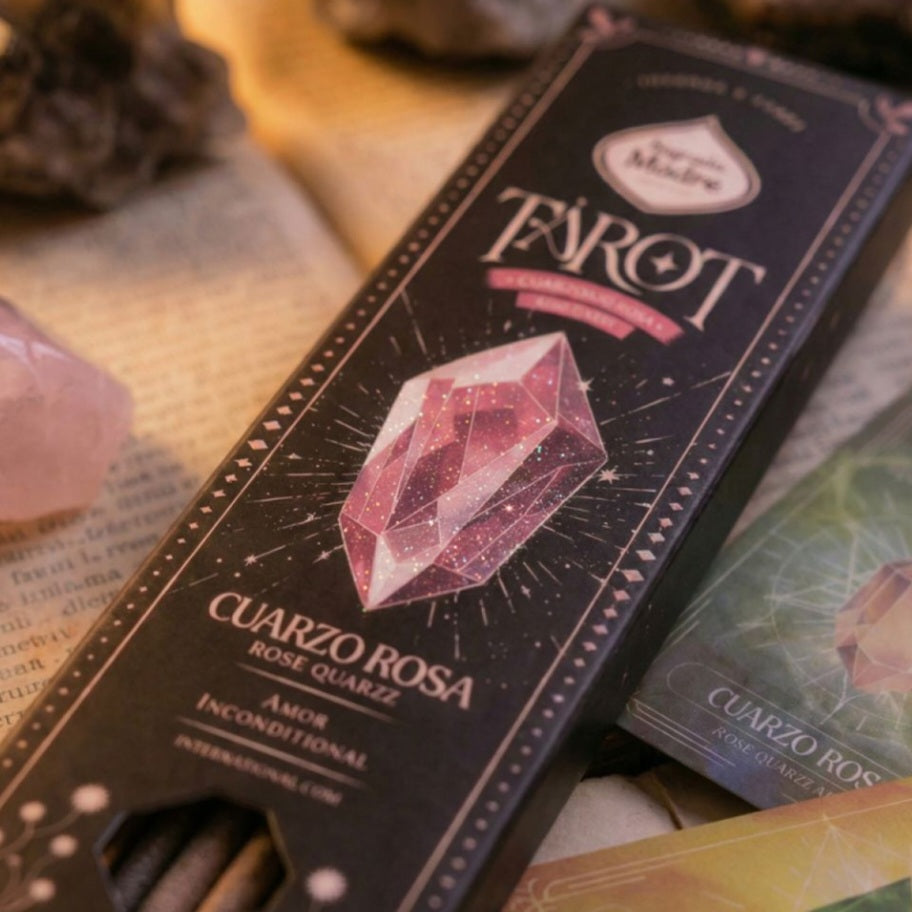 Bâtons d'encens Tarot Gems Quartz rose