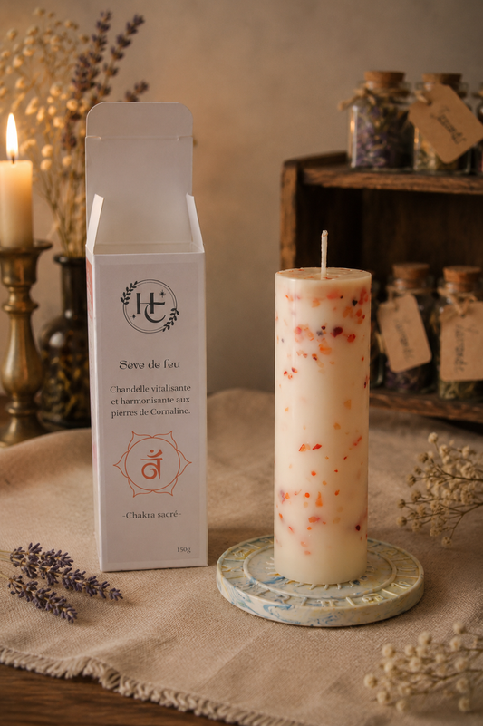 Bougie rituelle "Seve de feu"