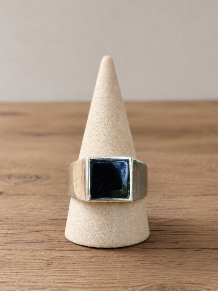 Chevalière Tourmaline argent