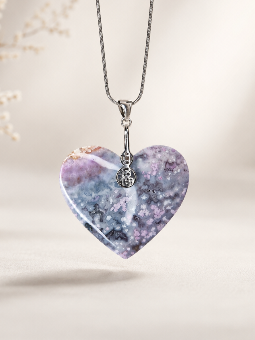 Pendentif Jaspe Orbiculaire