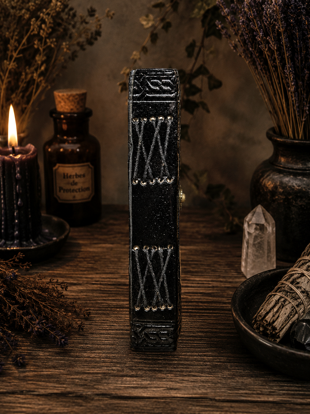 Grimoire cuir Pentacle