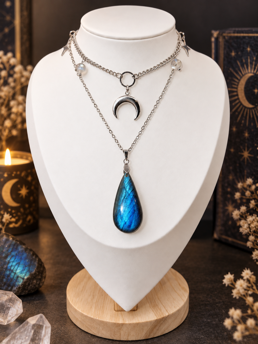 Collier Lunaris Labradorite